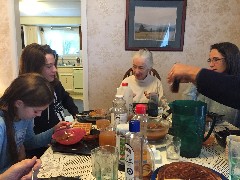 Thanksgiving; Ellery Kate Wheeler; Jacob Grant Wheeler; Ruth Bennett McDougal Dorrough; Katherine (Kat) McDougal Wheeler McCandless;